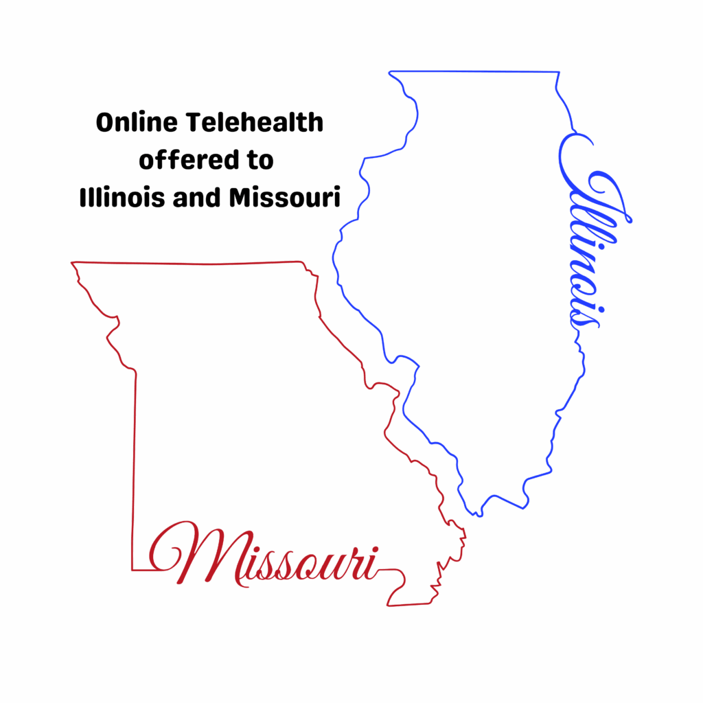 Online Counseling offered in Illinois and Missouri